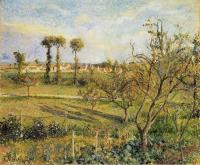 Pissarro, Camille - Sunset at Valhermeil, near Pontoise